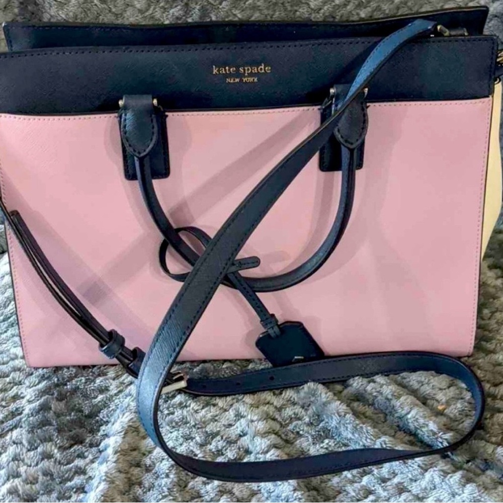 Kate Spade Navy Blue Satchel (Rare)
